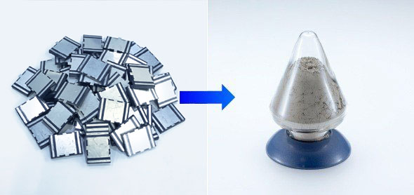 廃材から再生した銀を銀系抗菌剤へとリサイクル