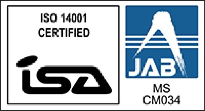 ISO 14001 CERTIFIED JAB MS CM034